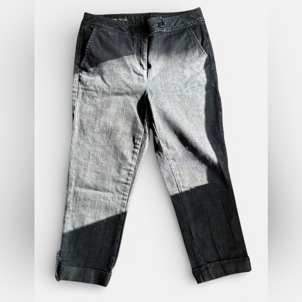 ↖️Talbots Cropped Dark Wash Blue Jeans